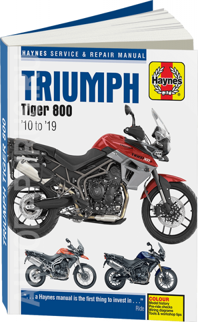 Книга: TRIUMPH TIGER 800 2010-2019 г.в., рем., экспл, то | Haynes