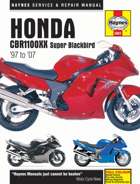 Книга: HONDA CBR1100XX SUPER BLACKBIRD (б) 1997-2002 г.в., рем., то | Haynes