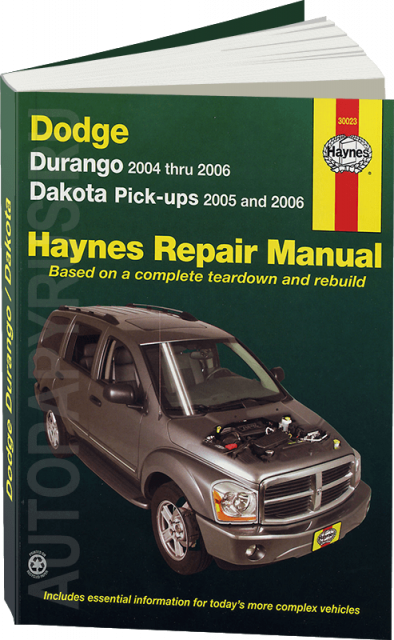 Книга: DODGE DURANGO 2004-2006 / DAKOTA PICK-UPS 2005-2006, рем., экспл., то | Haynes
