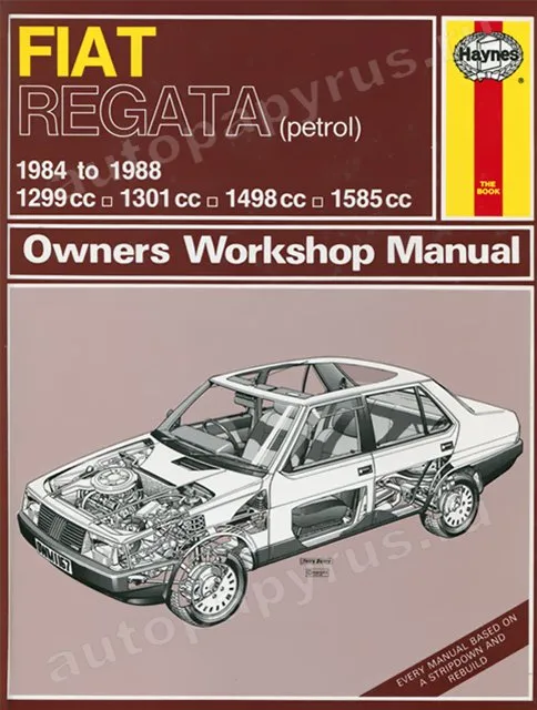 Книга: FIAT REGATA (б) 1984-1988 г.в., рем., то | Haynes