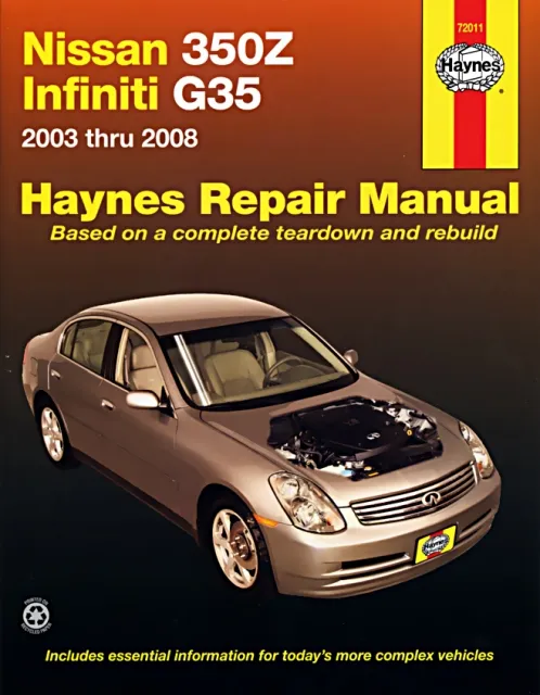 Книга: NISSAN 350Z / INFINITI G35 (б) 2003-2008 г.в. рем., то | Haynes