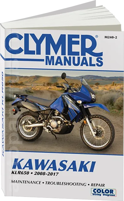 Книга: KAWASAKI KLR650 2008-2017 г.в., рем., экспл., то | Clymer