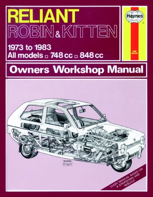 Книга: RELIANT ROBIN / KITTEN (б) 1973-1983 г.в., рем., экспл., то | Haynes
