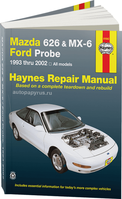 Книга: FORD PROBE / MAZDA 626 / MAZDA MX-6 (б) 1993-2001 г.в., рем., экспл., то | Haynes
