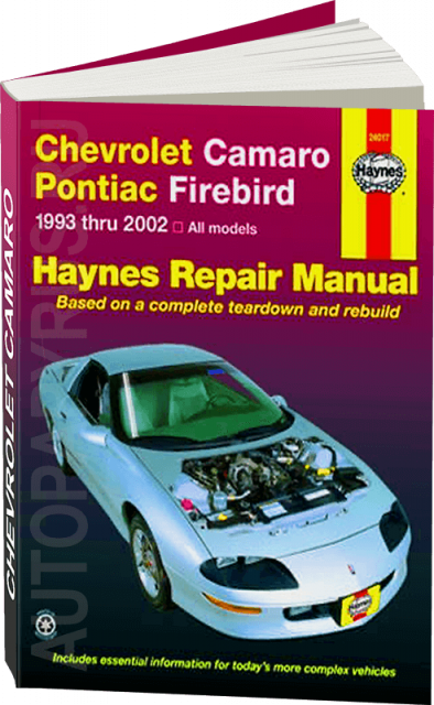 Книга: CHEVROLET CAMARO / PONTIAC FIREBIRD (б) 1993-2002 г.в.. рем., экспл., то | Haynes