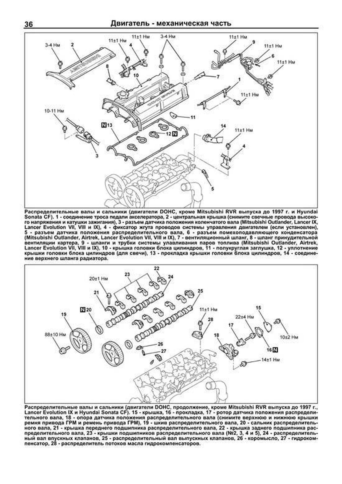 Книга: Бензиновые двигатели MITSUBISHI (4G63 / 4G64 / 4G63-Turbo) / HYUNDAI (G4JP / G4JS) рем., то | Легион-Aвтодата