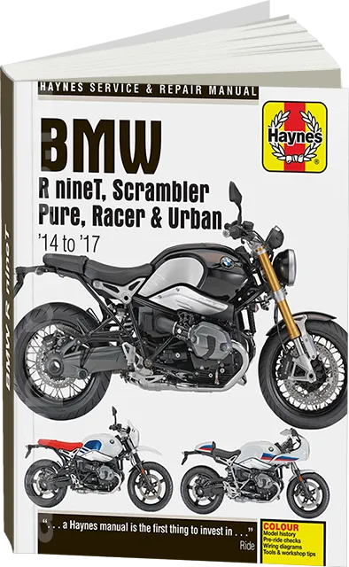 Книга: Мотоцикл BMW R NINET 2014-2017 г.в., рем., экспл., то | Haynes