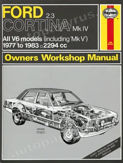 Книга: FORD CORTINA (б) 1977-1983 г.в., рем., то | Haynes