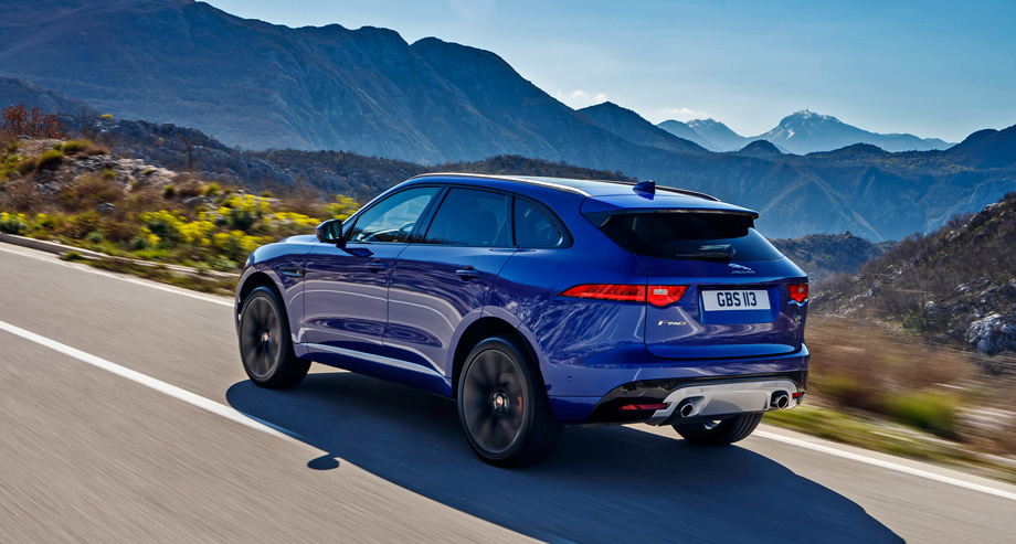 F Pace горы