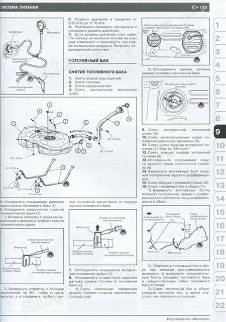 Комплект литературы по ремонту и обслуживанию Mitsubishi Outlander XL