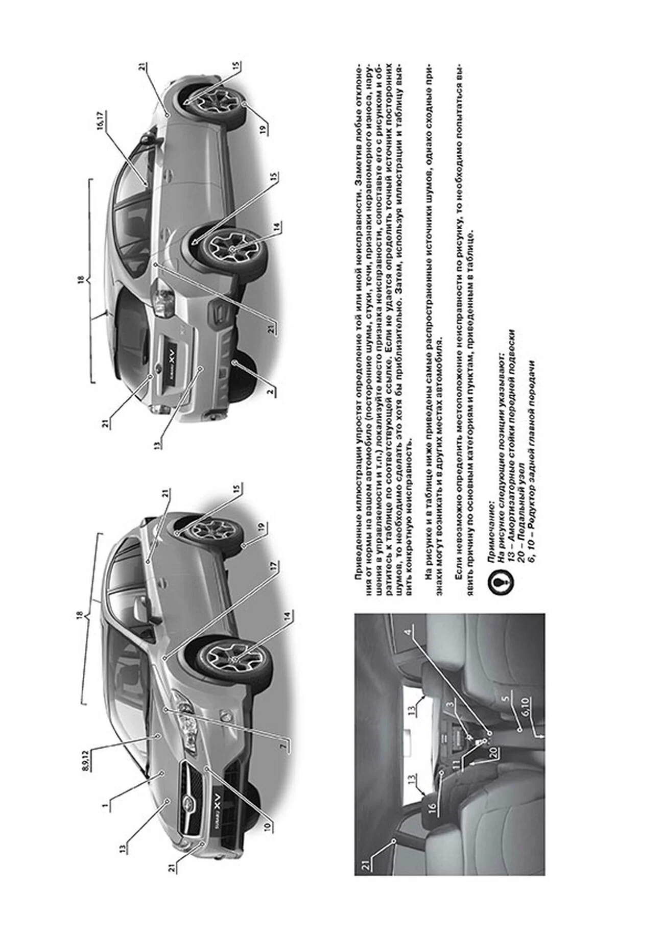 Книга: SUBARU XV (б , д) с 2011 + рест. с 2015 г.в., рем., экспл., то | Монолит