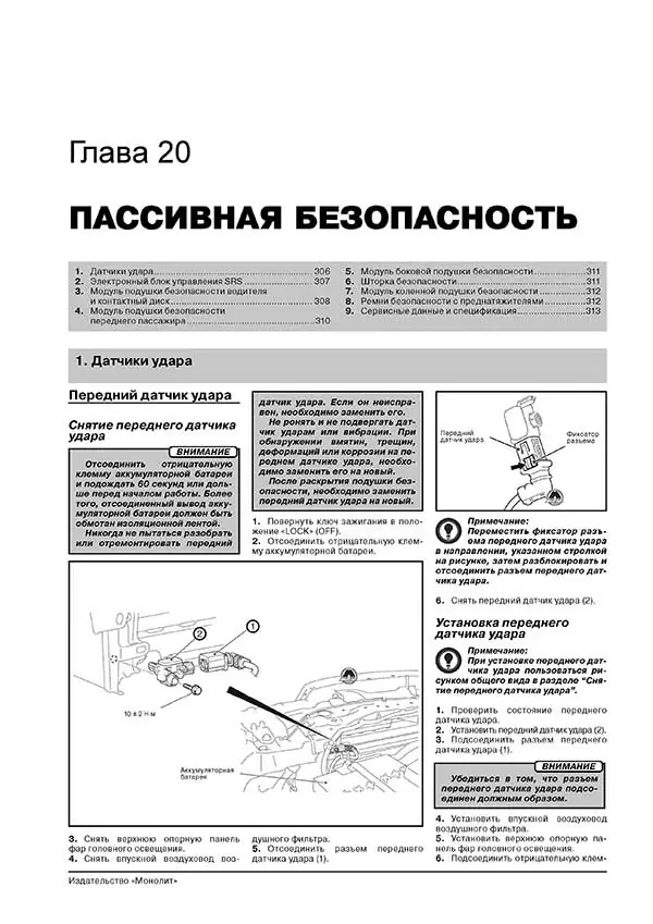 Комплект литературы по обслуживанию и ремонту Mitsubishi ASX с 2010 года выпуска