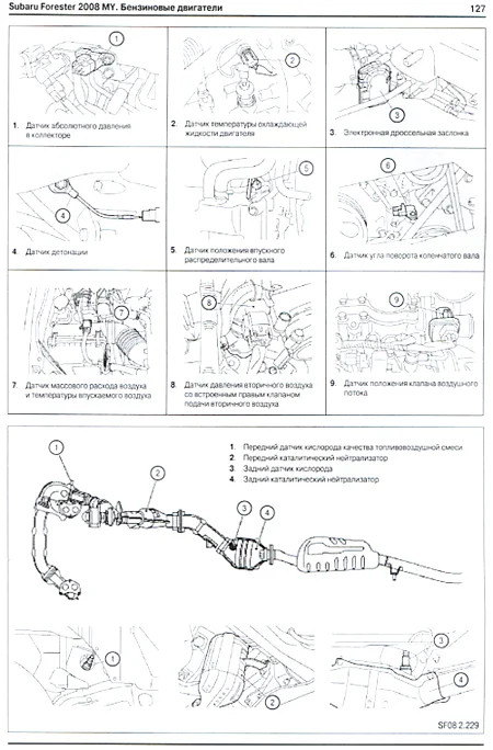 Книга: SUBARU FORESTER (б) c 2008 г.в., рем., экспл., то | Автомастер