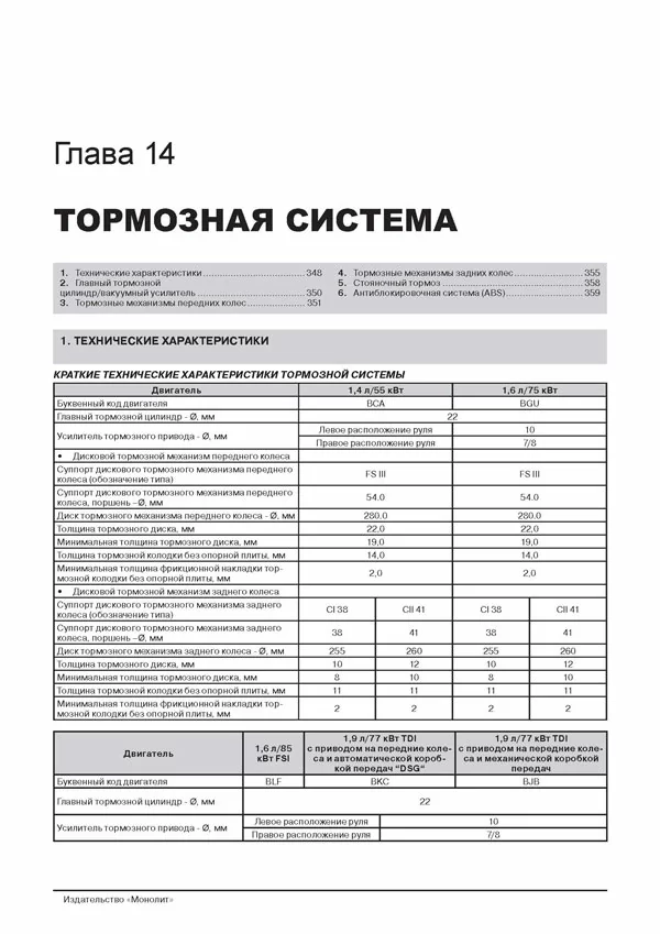 Комплект литературы по ремонту и обслуживанию Skoda Octavia с 2008 года выпуска