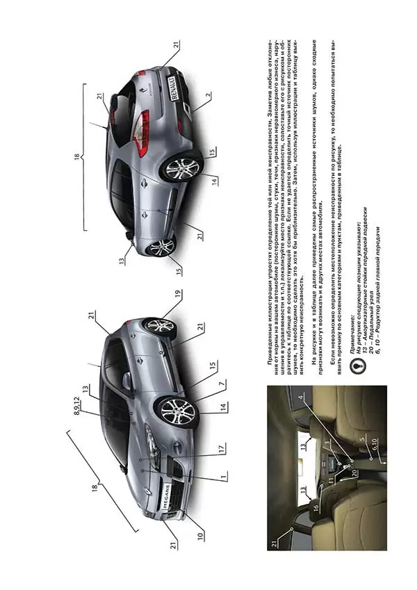 Комплект литературы по ремонту и обслуживанию Renault Megane 3 с 2008 года выпуска