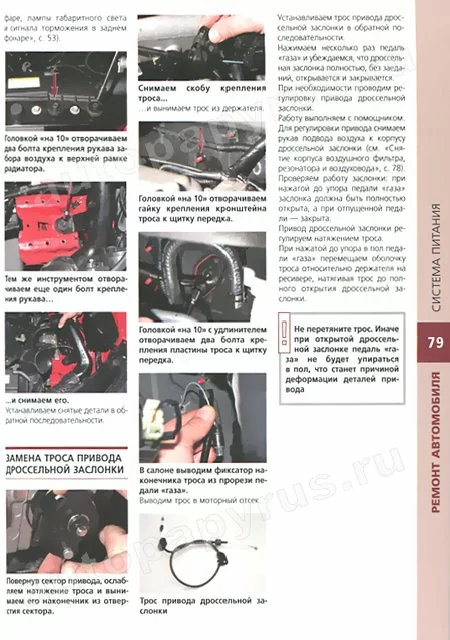 Комплект литературы по ремонту и обслуживанию Hyundai Getz
