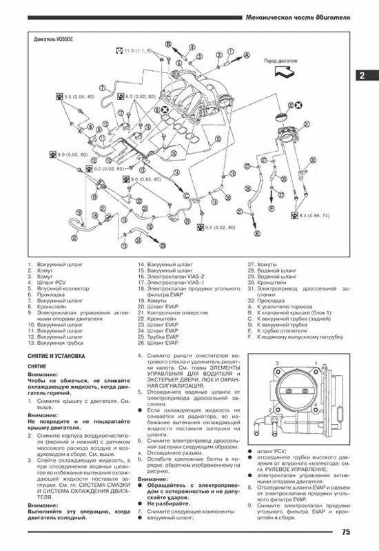 Комплект литературы по ремонту и обслуживанию Nissan Teana с 2008 года выпуска
