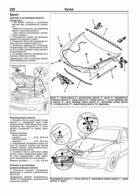 Комплект литературы по ремонту и обслуживанию Hyundai Sonata NF с 2004 года выпуска