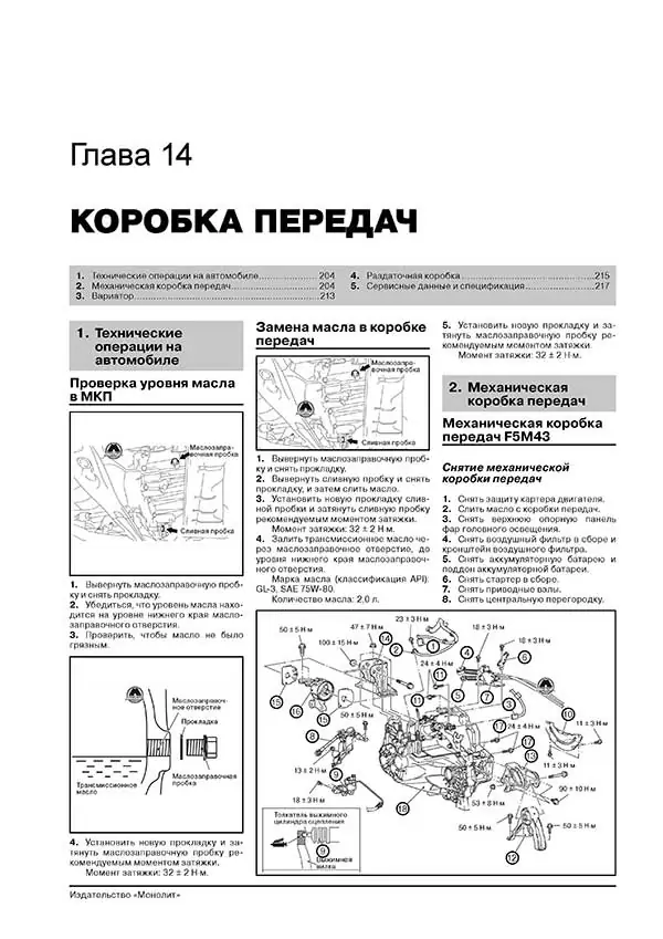 Комплект литературы по обслуживанию и ремонту Mitsubishi ASX с 2010 года выпуска