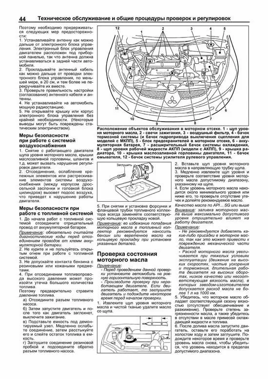 Комплект литературы по ремонту и обслуживанию Mitsubishi Grandis