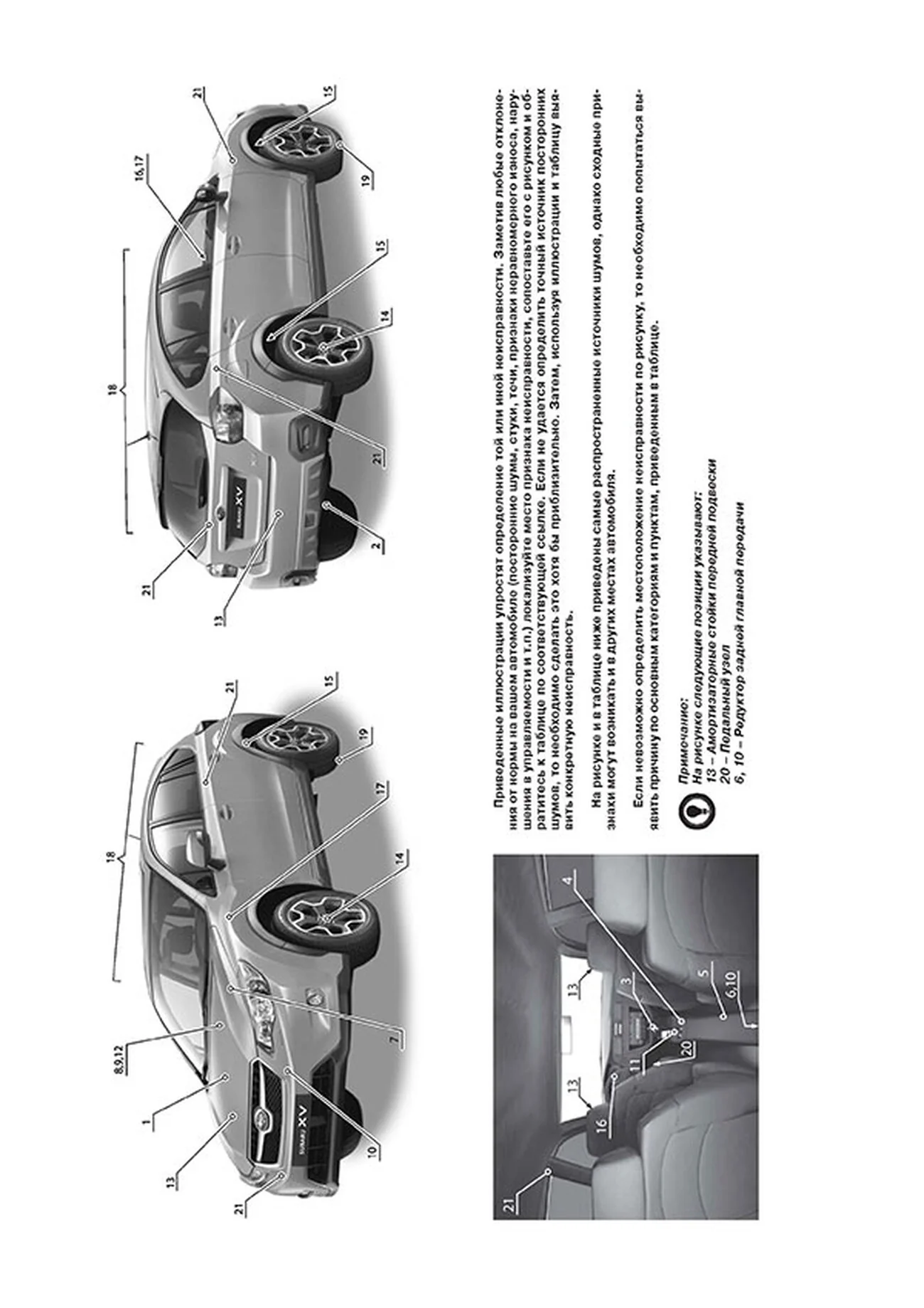 Книга: SUBARU XV (б , д) с 2011 + рест. с 2015 г.в., рем., экспл., то | Монолит