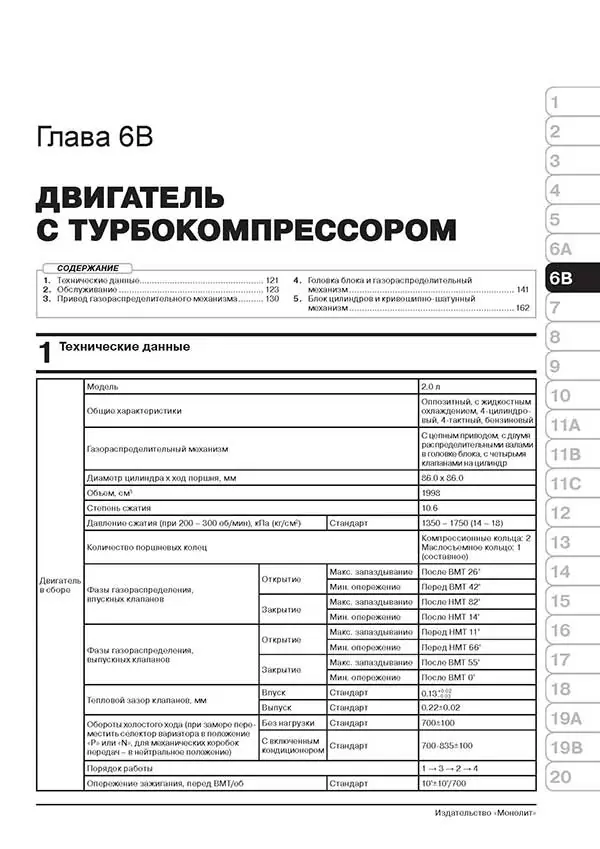 Комплект литературы по ремонту и обслуживанию Субару Форестер с 2012 года выпуска