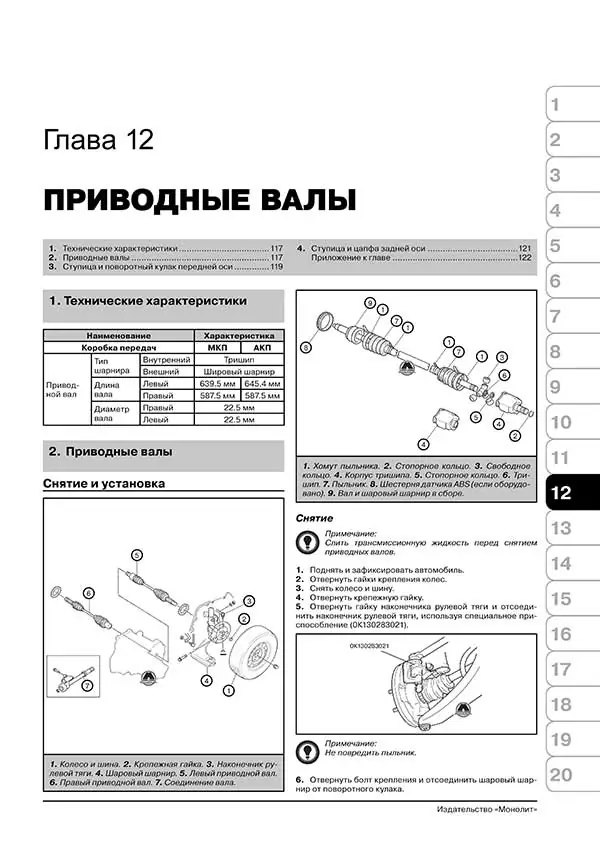 Комплект литературы по ремонту и обслуживанию Киа Спектра с 2001 года выпуска