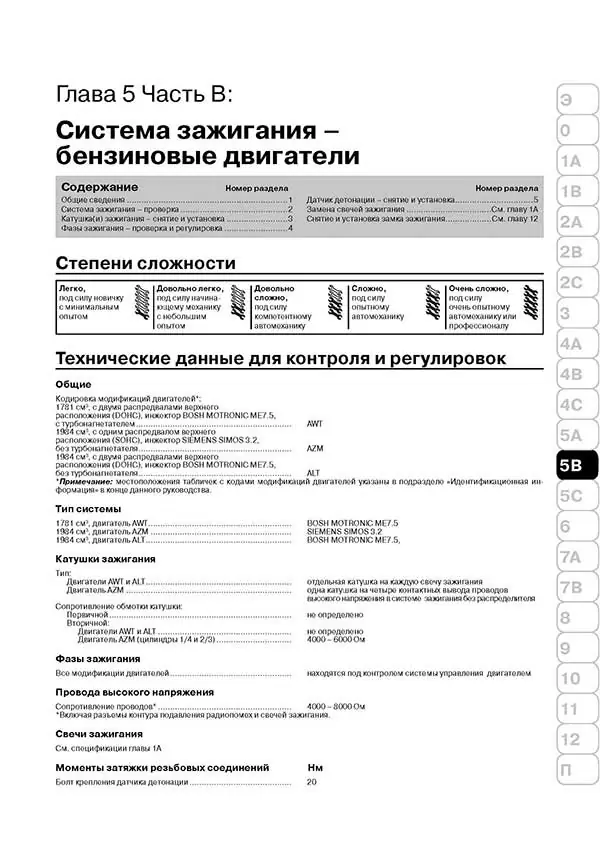 Комплект литературы по ремонту и техническому обслуживанию Volkswagen Passat B5 с 2000 года выпуска