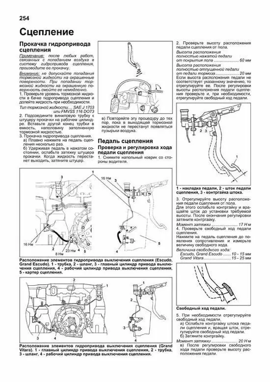 Комплект литературы по ремонту и обслуживанию Suzuki Grand Vitara / XL-7 с 1997 года выпуска