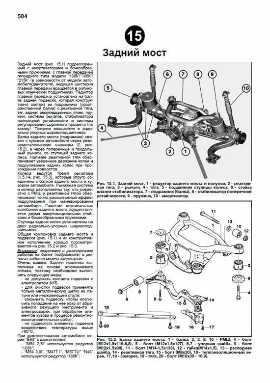 Комплект литературы по ремонту и обслуживанию BMW X3 с 2003 года выпуска