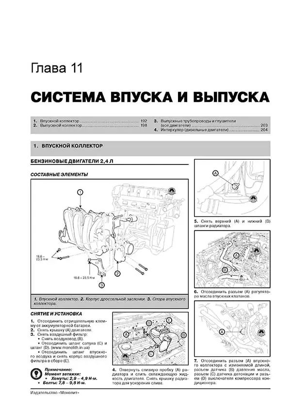 Комплект литературы по ремонту и обслуживанию Kia Sorento с 2009 года выпуска