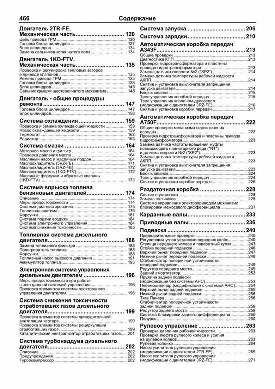 Комплект литературы по ремонту и обслуживанию Toyota Land Cruiser Prado 120 с 2002 года выпуска