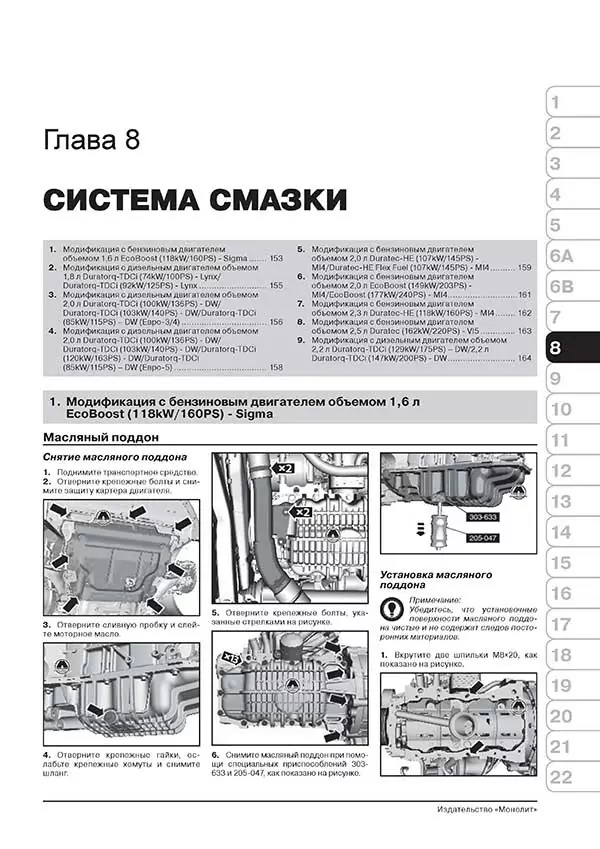 Комплект литературы по обслуживанию и ремонту Ford S-Max / Galaxy с 2006 года выпуска