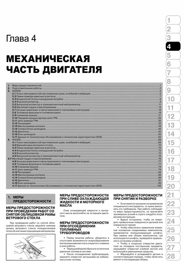 Комплект литературы по ремонту и обслуживанию Infiniti FX35 с 2003 года выпуска