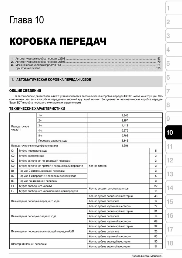 Комплект литературы по ремонту и обслуживанию Toyota Camry с 2006 года выпуска