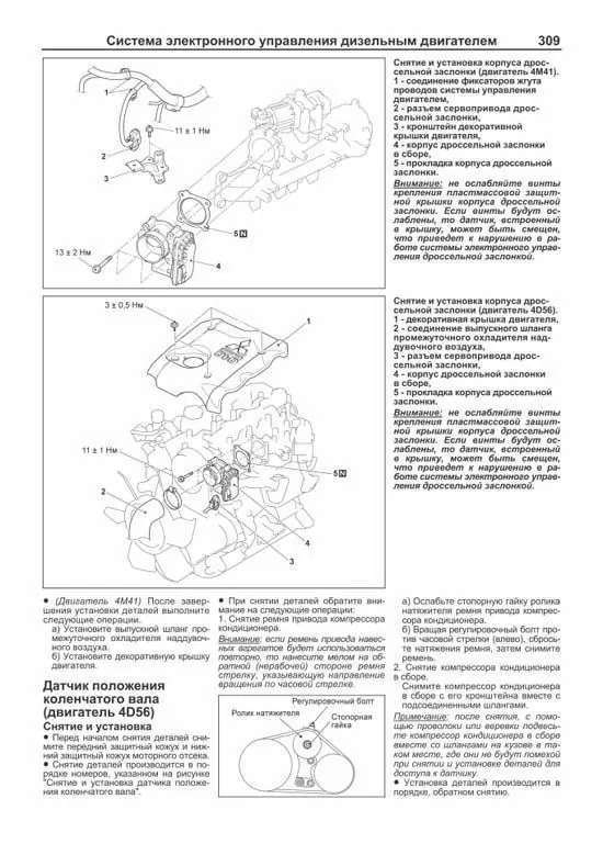Комплект литературы по обслуживанию и ремонту Mitsubishi Pajero Sport с 2008 года выпуска