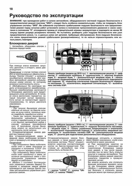 Комплект литературы по ремонту и обслуживанию Dodge Caliber с 2006 года выпуска