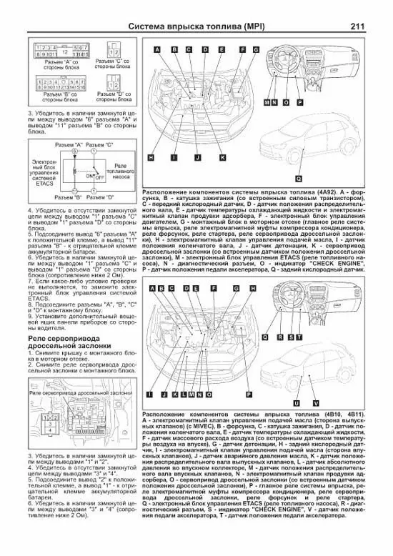 Комплект литературы по обслуживанию и ремонту Mitsubishi ASX с 2010 года выпуска