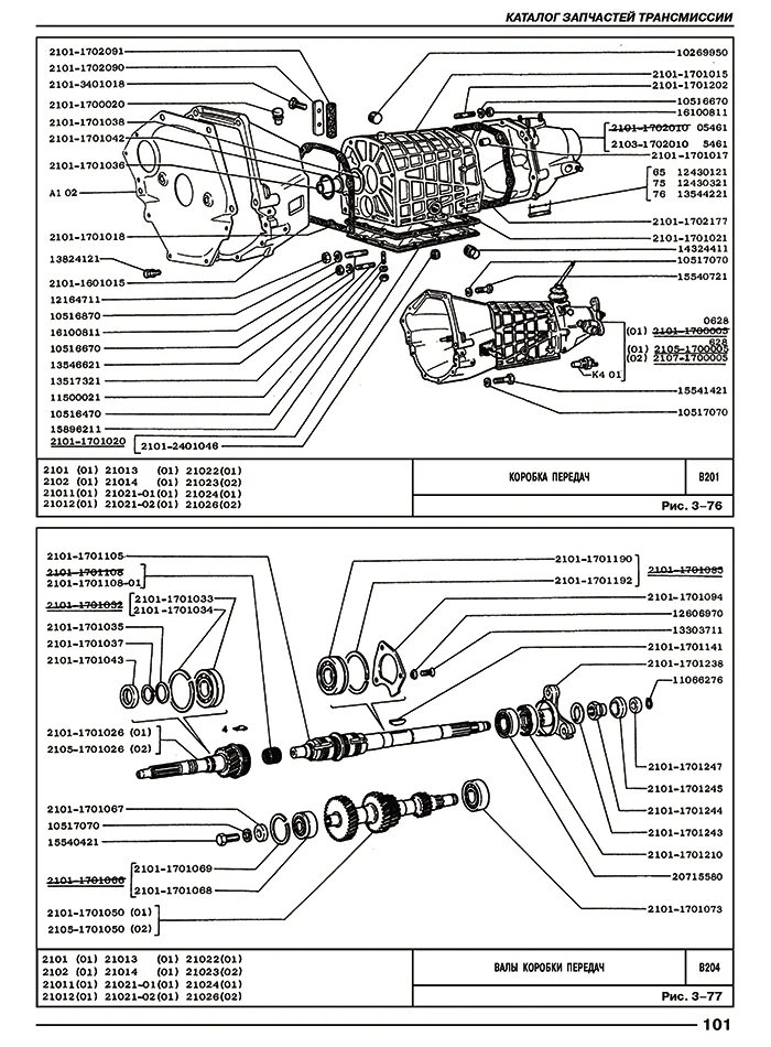 Книга: ВАЗ 2101, 2102 / с каталогом деталей, рем., экспл., то, сер. МА | Третий Рим