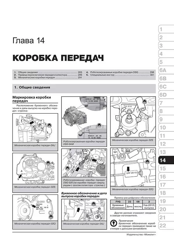 Комплект литературы по ремонту и обслуживанию Volkswagen Touran / Cross Touran с 2010 года выпуска