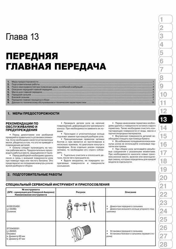 Комплект литературы по ремонту и обслуживанию Infiniti FX35 с 2003 года выпуска