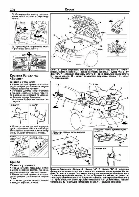 Комплект литературы по ремонту и обслуживанию Mitsubishi Galant с 1996 года выпуска