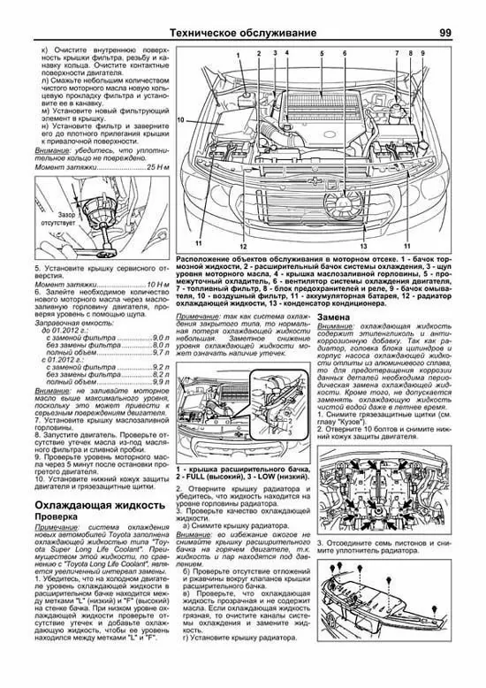 Комплект литературы по ремонту и обслуживанию Toyota Land Cruiser 200 с дизельными двигателями
