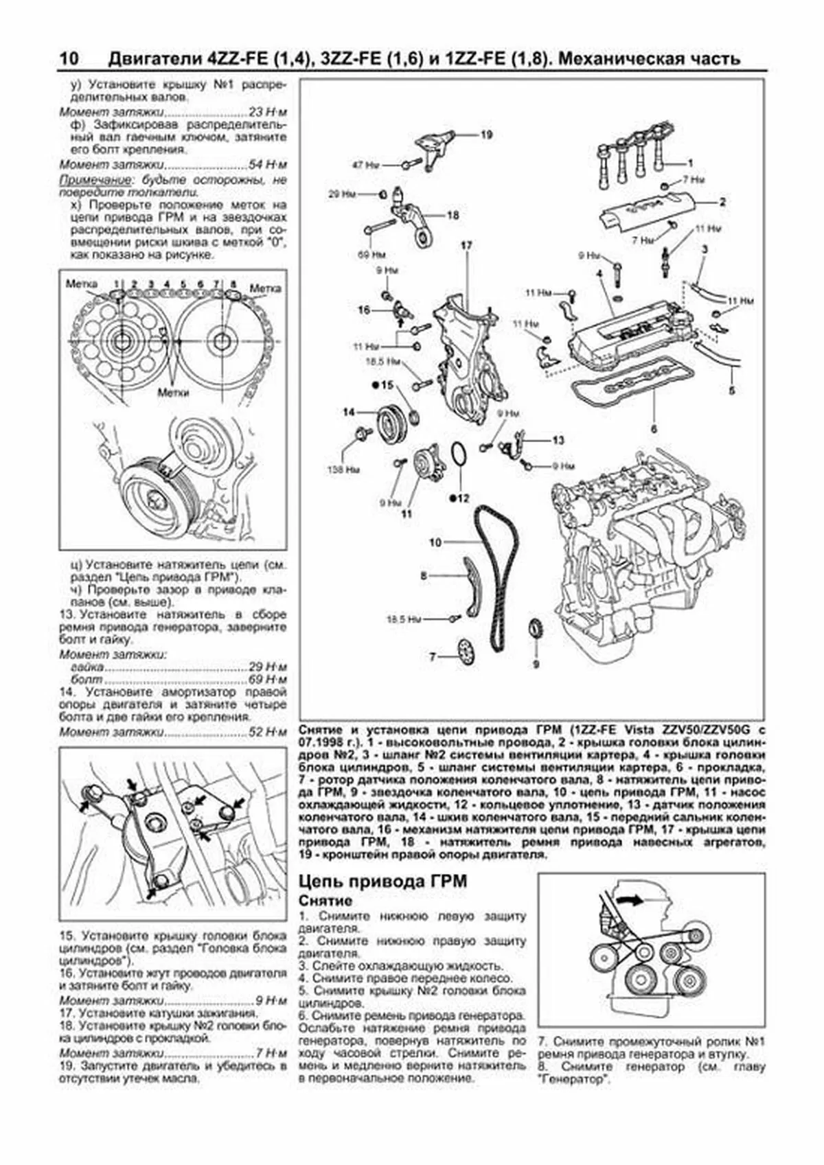 Книга: Двигатели TOYOTA 1ZZ-FE / 2ZZ-GE / 3ZZ-FE / 4ZZ-FE рем., то | Легион-Aвтодата