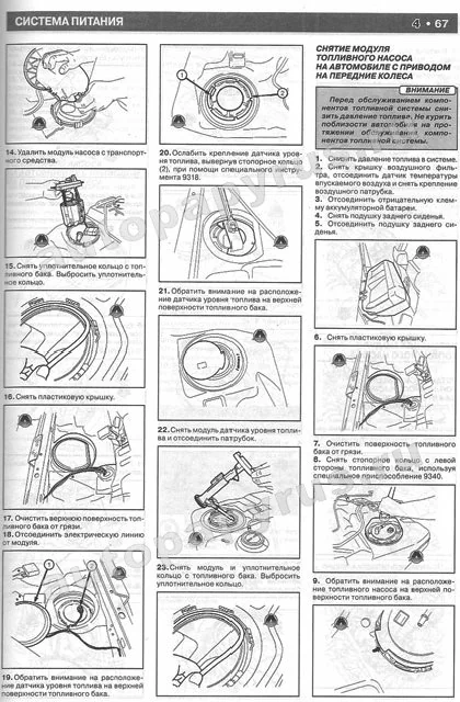 Комплект литературы по ремонту и обслуживанию Dodge Caliber с 2006 года выпуска