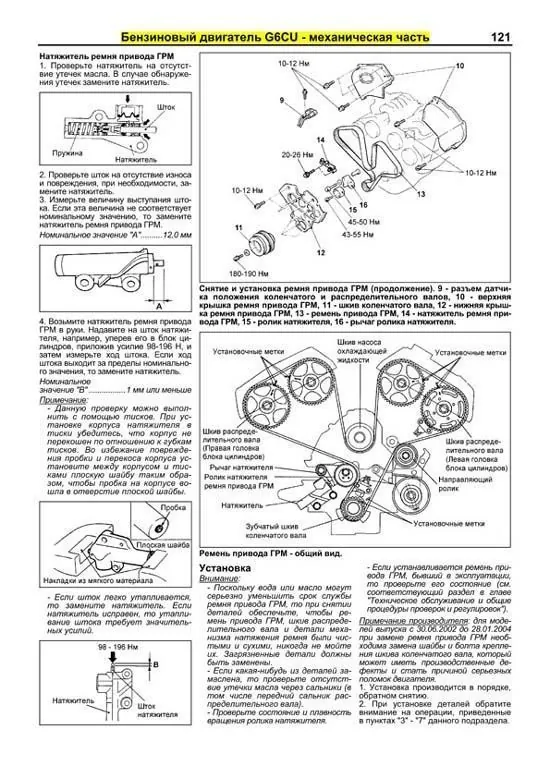 Комплект литературы по ремонту и обслуживанию Kia Sorento с 2003 года выпуска