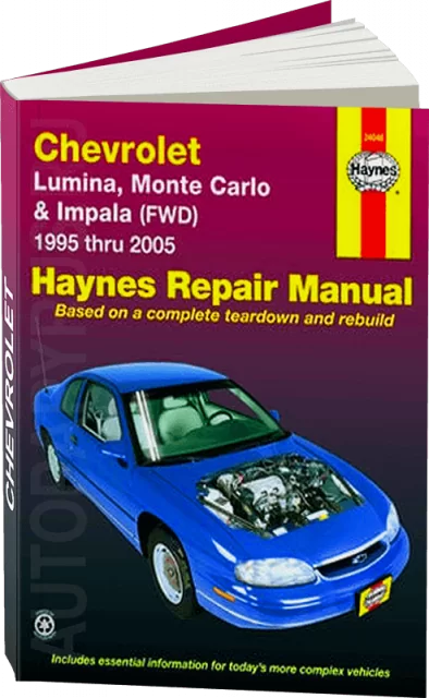 Книга: CHEVROLET LUMINA / MONTE CARLO / IMPALA (FWD) (б) 1995-2005 г.в., рем., то | Haynes