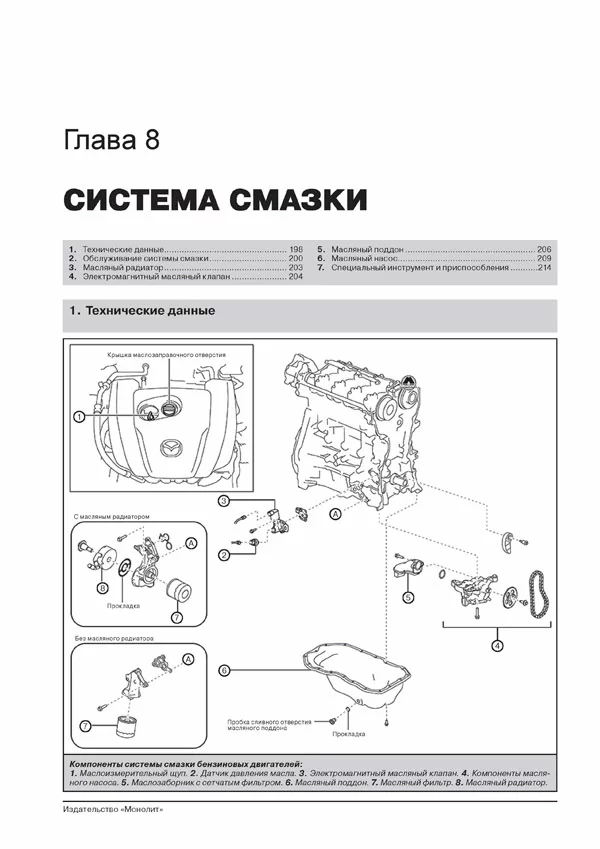 Комплект литературы по ремонту и обслуживанию Mazda 6 с 2012 года выпуска