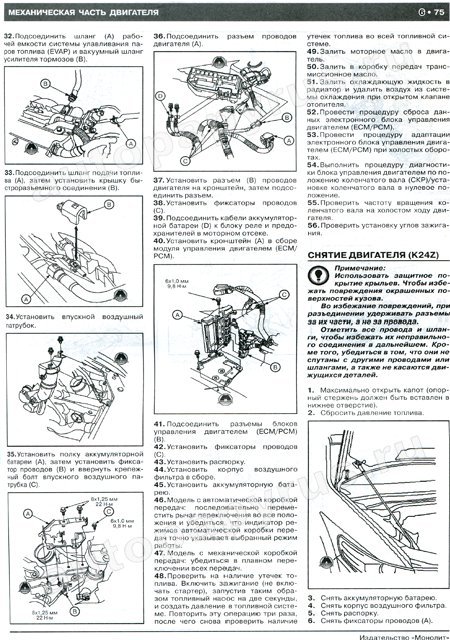 Комплект любительской литературы по ремонту и обслуживанию Honda Accord с 2008 года выпуска