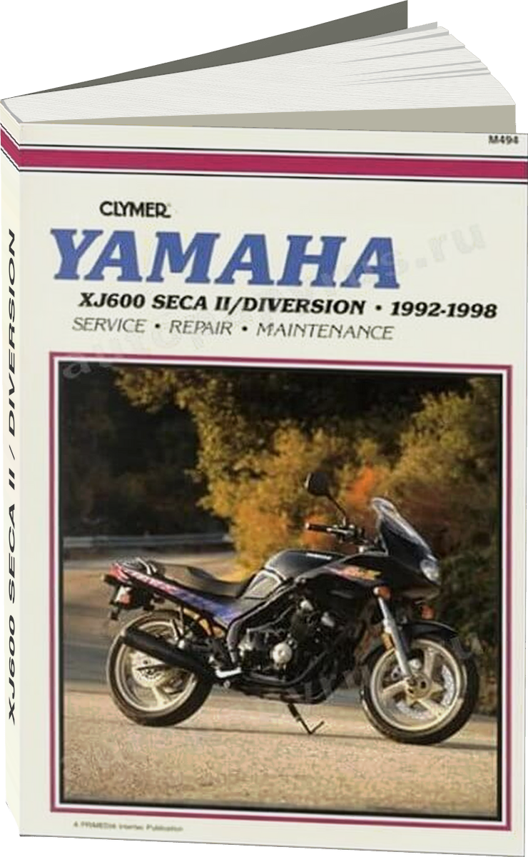 YAMAHA XJ600 SECA II / DIVERSION бензин 1992-1998 г.в. - подробное руководство по техническому обслуживанию и ремонту, инструкция по эксплуатации, электрические схемы